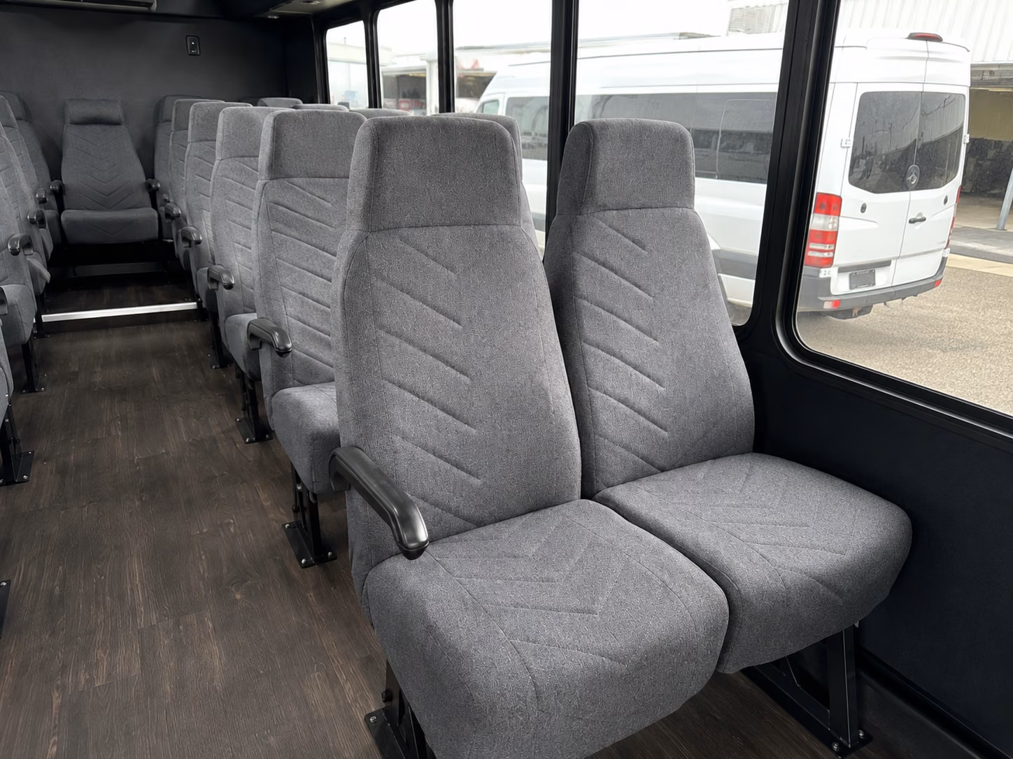 allen 20 passenger minibus inside