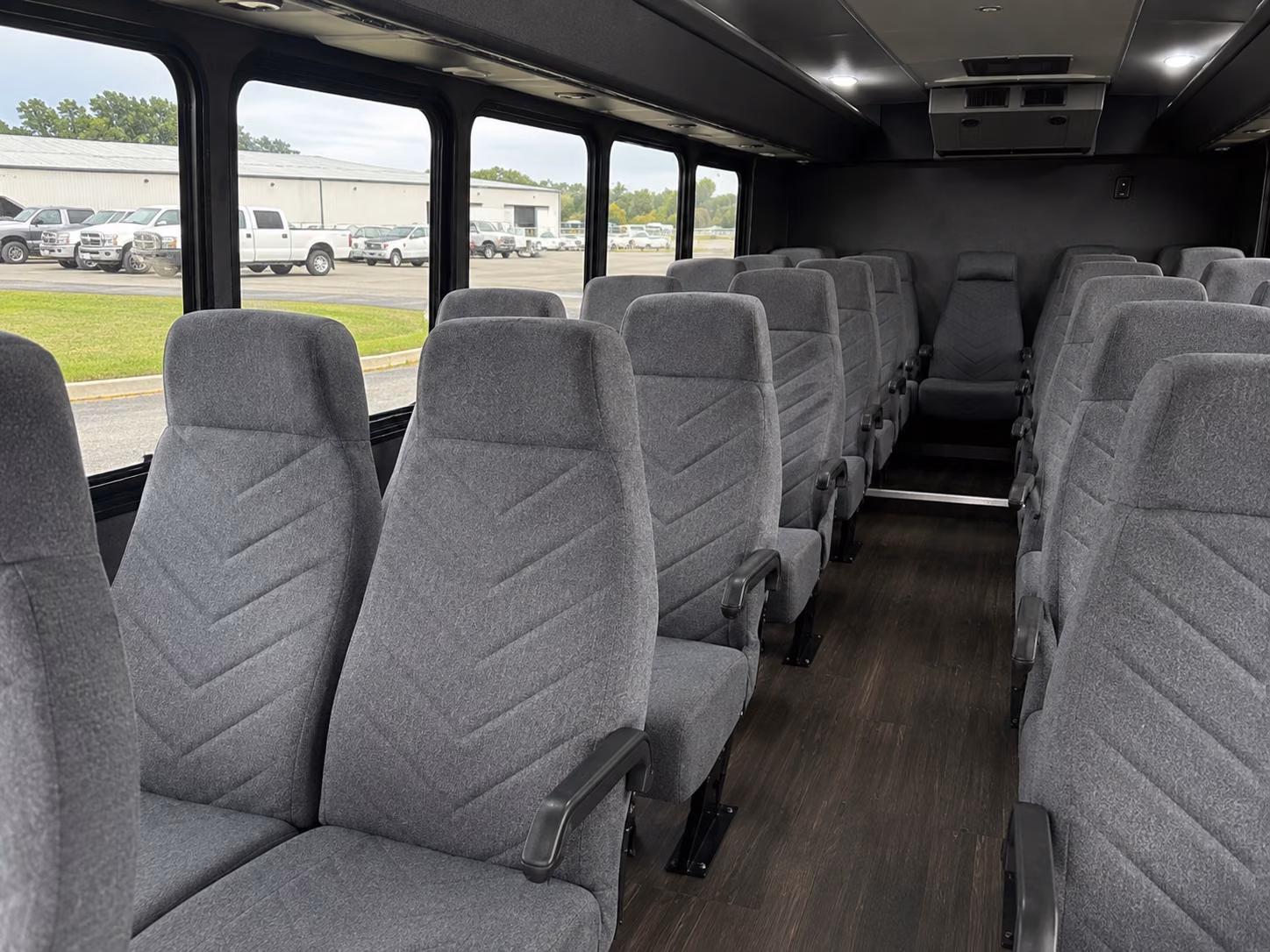 allen 20 passenger minibus interior