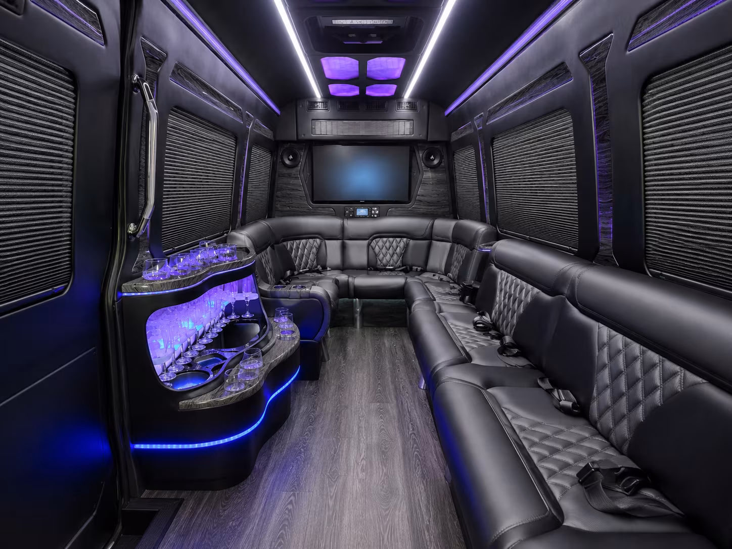 allen 25 passenger party bus