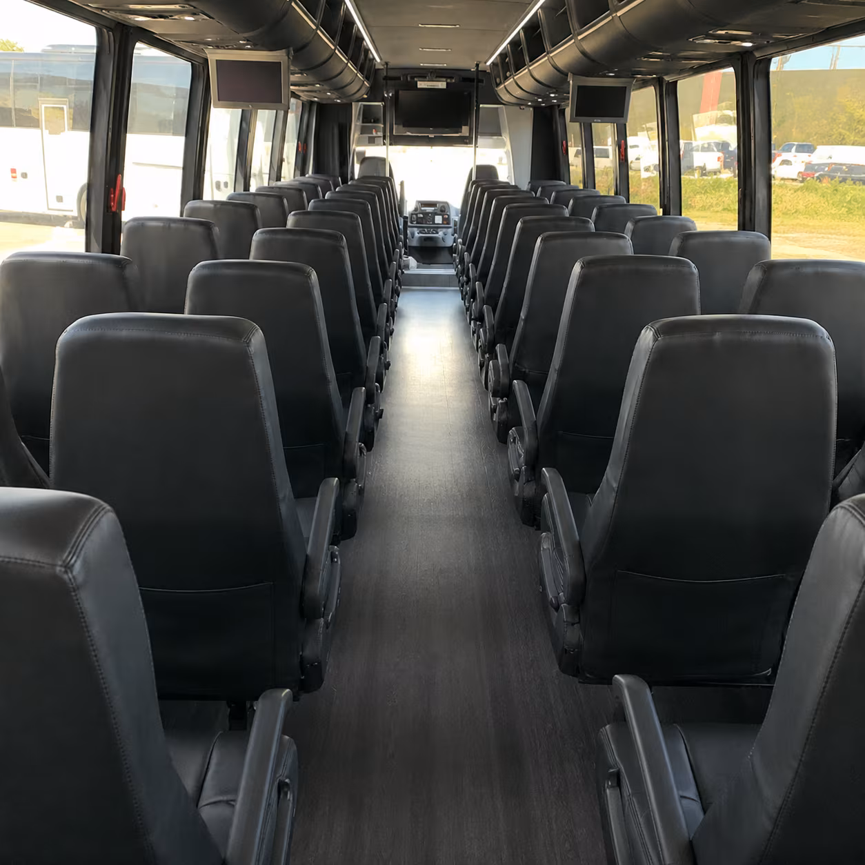 allen 30 passenger minibus interior