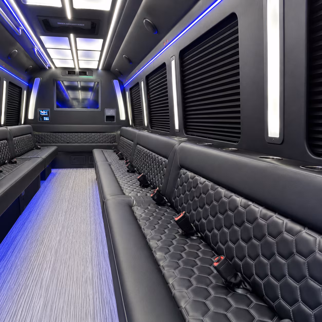 allen anniversary party bus rental