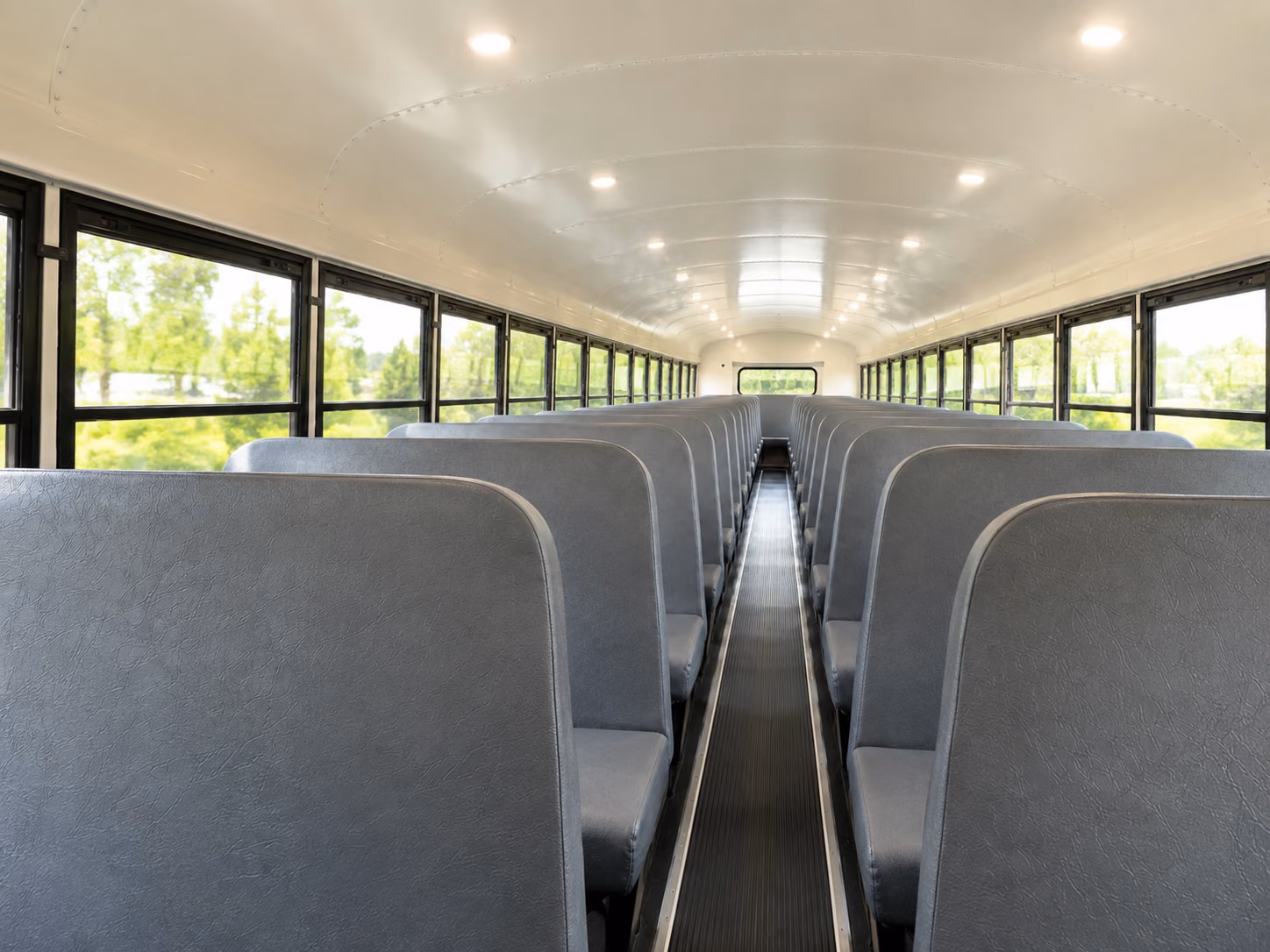 allen school bus inside