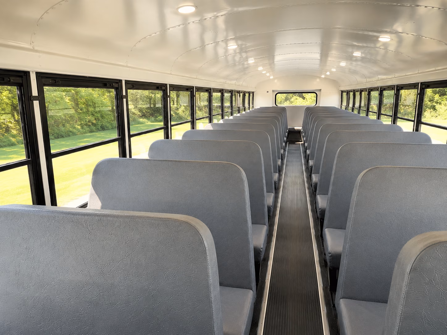 allen school bus interior
