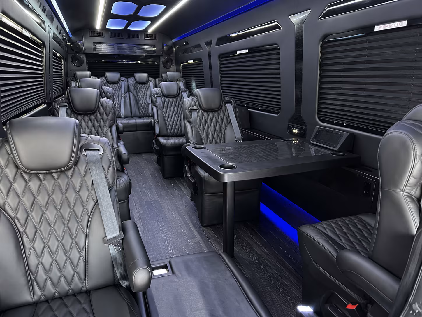 allen sprinter van with driver interior