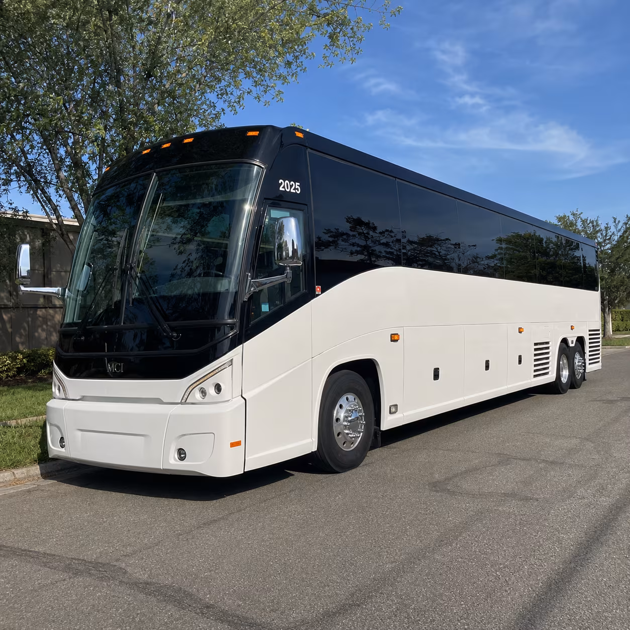 charter buses to dos equis pavilion shows from allen