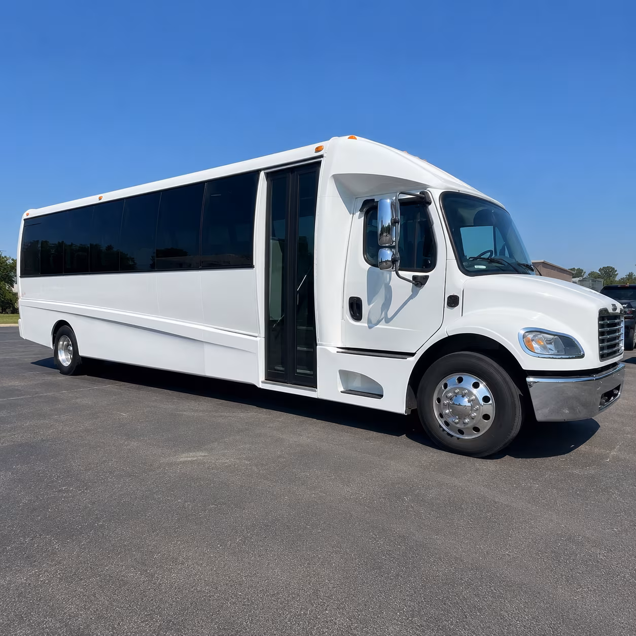 hotel to office and campus shuttle buses for allen business visitors